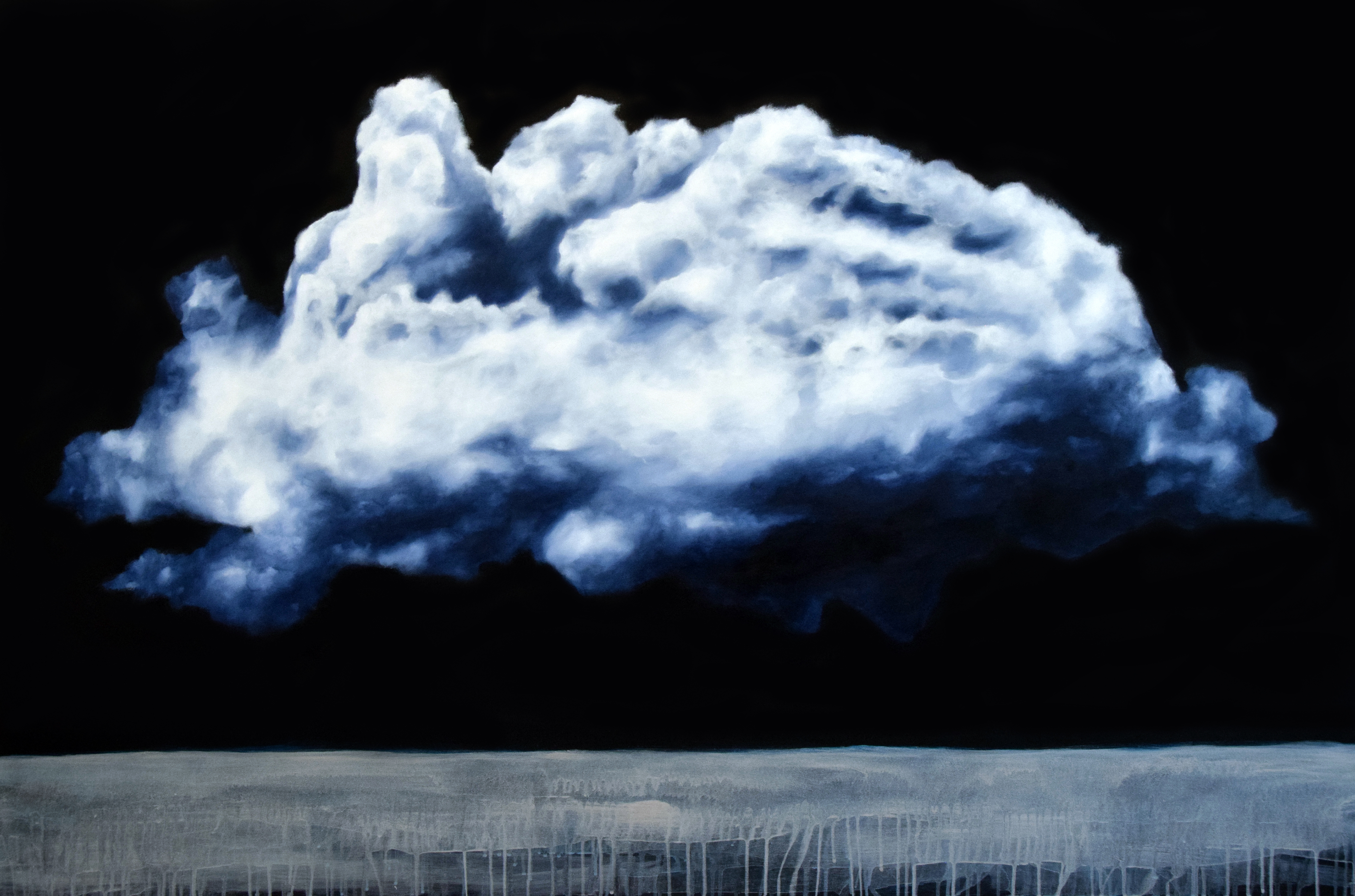 Clouds XVIII - oil on canvas - cm100x150- 2018 - Collezione privata